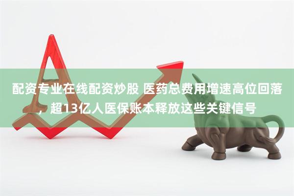 配资专业在线配资炒股 医药总费用增速高位回落，超13亿人医保账本释放这些关键信号